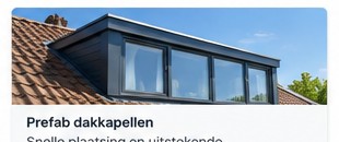 Prefab dakkapel